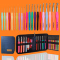 Yarniss 20 Size Crochet Hooks 0.5mm-10mm, Ergonomic Crochet Hooks Set with Case