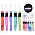 Yarniss Light Up Crochet Hook with Battery, Illuminated Crochet Hook with LED Light Including 5 Sizes 3.5mm, 4.5mm, 5.0mm, 5.5mm, and 6.5mm