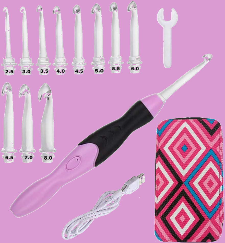 Yarniss Lighted Crochet Hook – LED Tip & USB Recharge