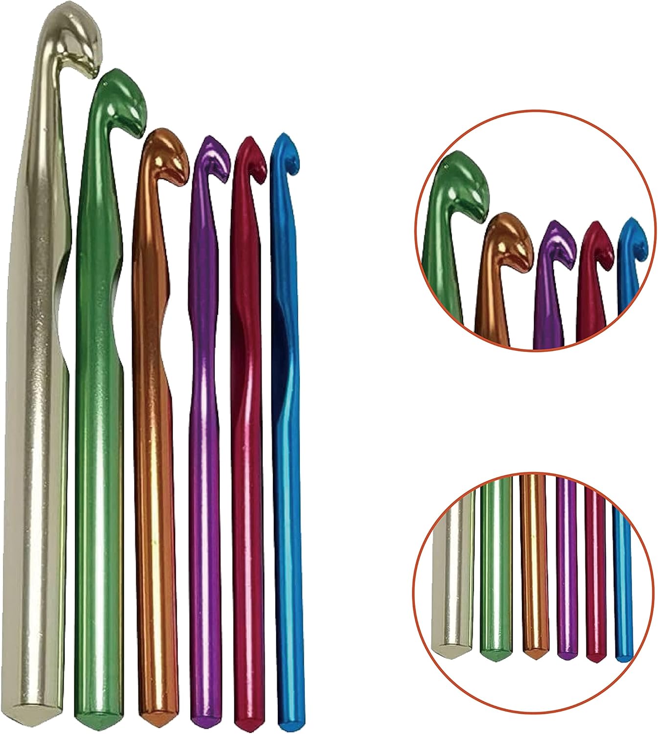 Yarniss Tunisian Crochet Hook Set – 3 mm-10 mm Interchangeable