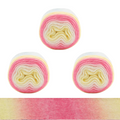 Yarniss Gradient Cake Yarn for Crocheting, Ombre Cake Yarns for Knitting, 3 Skeins of 100g/3.53oz(Pink Yellow Gradient)