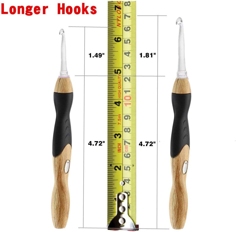 Yarniss Lighted Crochet Hook – LED Tip & USB Recharge