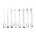 Yarniss Plastic Crochet Hooks – 8 Lightweight Sizes (2.5-6 mm)
