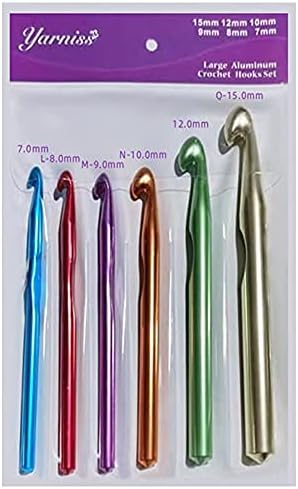 Yarniss Tunisian Crochet Hook Set – 3 mm-10 mm Interchangeable