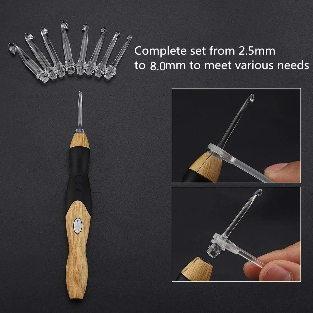 Yarniss Lighted Crochet Hook – LED Tip & USB Recharge