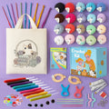 Yarniss Beginner Crochet Kit – 1,500 Yds Yarn & 72-Piece Set